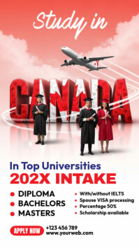 Study In Canada Instagram Story template