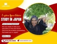 Study in Japan Flyer (US Letter) template