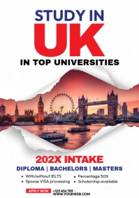 Study in UK A4 template