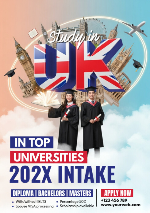 Study in UK A4 template