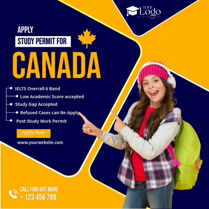 Copy of Study Permit Template | PosterMyWall