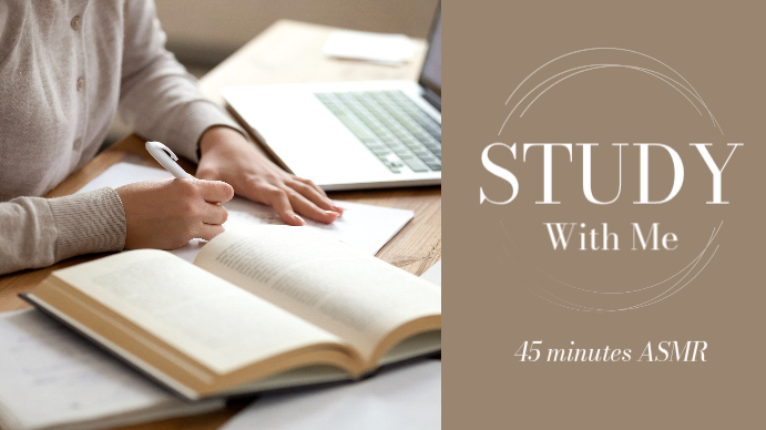 Study Session YouTube Thumbnail Template | PosterMyWall