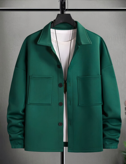 Copy of Stylish Green Jacket for Modern Men | PosterMyWall