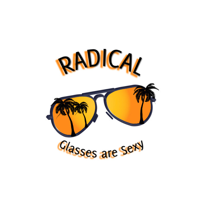 Stylish Sunglasses Logo Логотип template