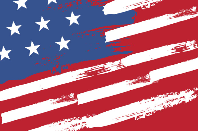 Stylized American Colors Flag Template | PosterMyWall