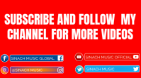 Subscribe And Follow Me Digital Display (16:9) template