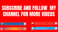 Subscribe And Follow Me Digital Display (16:9) template