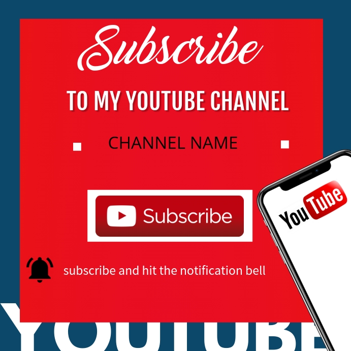subscribe Template | PosterMyWall