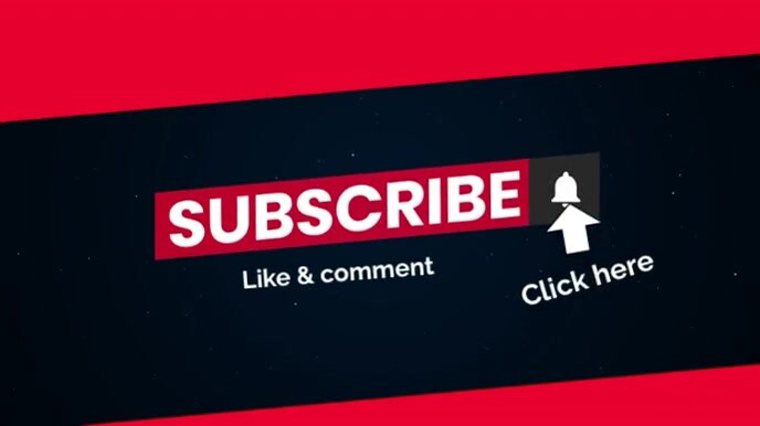 Subscribe intro template Digital Display (16:9)