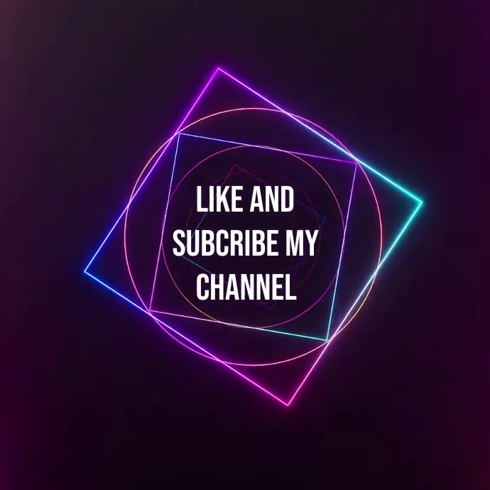 subscribe my channel Instagram Post template