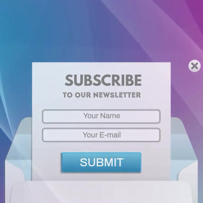 subscribe newsletter Template | PosterMyWall
