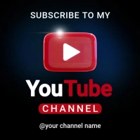 Subscribe To My Youtube Social Media Template Publicación de Instagram