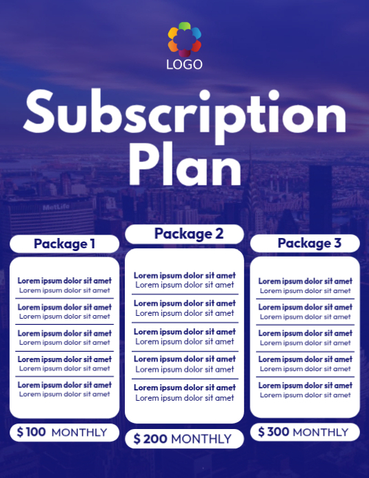 Copy of subscription plan | PosterMyWall