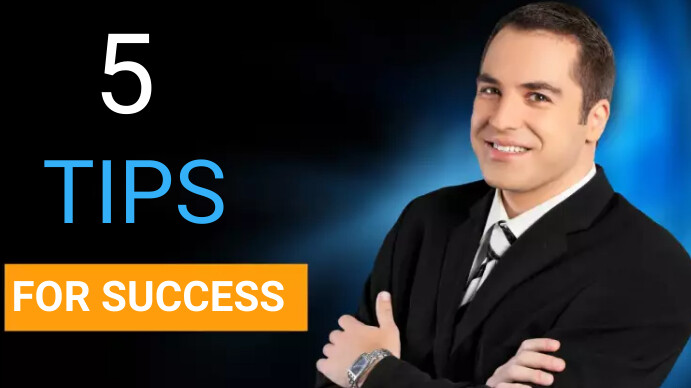 Plantilla de Success guide tips youtube thumbnail | PosterMyWall