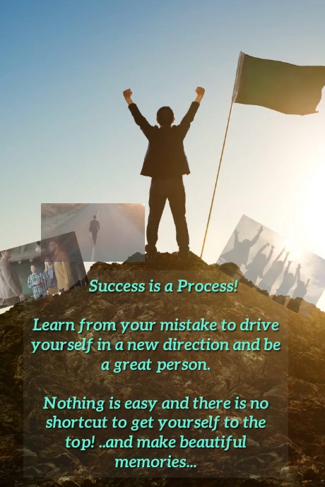 Success is a Process Template | PosterMyWall