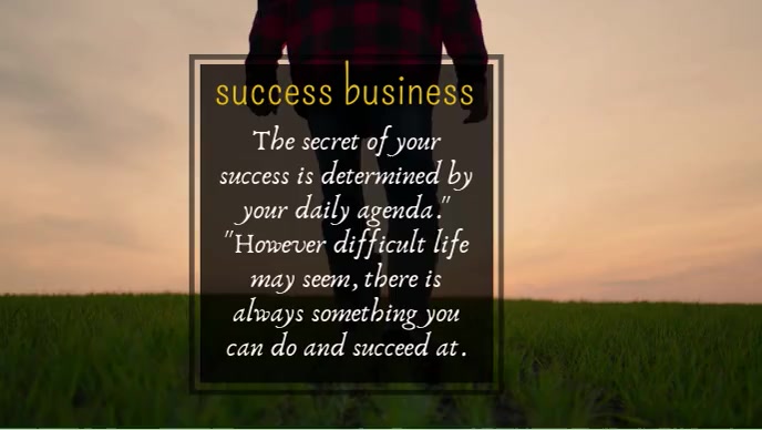 success life YouTube Thumbnail template