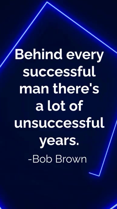 Success Insta Posts Success Motivational Quote Insta Video Story Template | PosterMyWall