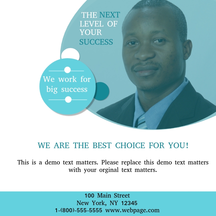 Success Template | PosterMyWall