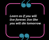 Success Quote Mellemstort rektangel template