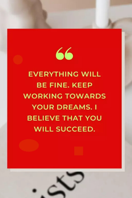 Success quote post Template | PosterMyWall
