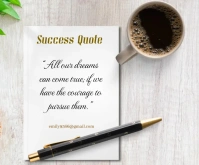 Success quotes Средний прямоугольник template