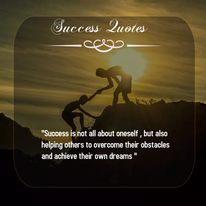 Success quotes Template | PosterMyWall