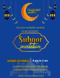 Suhoor Folder (US Letter) template