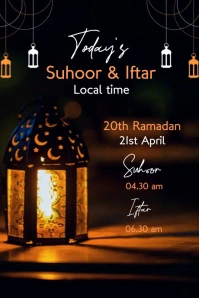 Suhoor/sehri Tumblr Graphic template