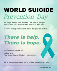 Suicide Prevention Day Instagram Portrait template