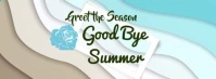 summer,good bye celebrations Portada de Facebook template