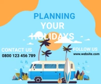 summer,retail,holidays Rettangolo grande template