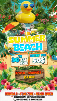 Summer & Beach Instagram Story template