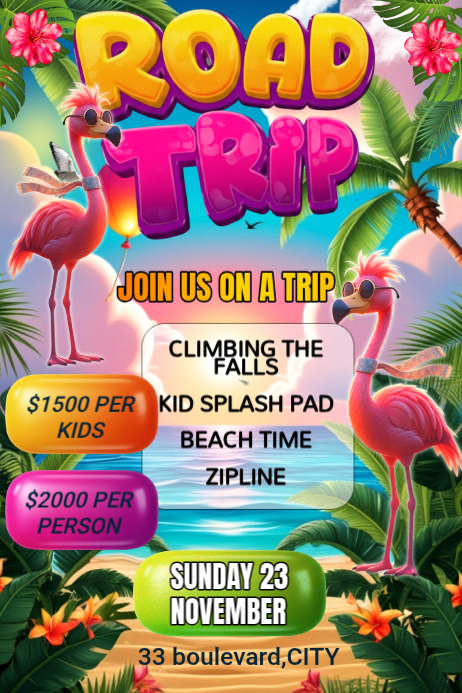 Travel Adventure Posters Template | PosterMyWall
