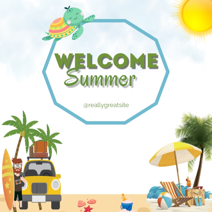 summer again Template PosterMyWall