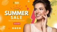 Summer Banner Facebook-Covervideo (16:9) template