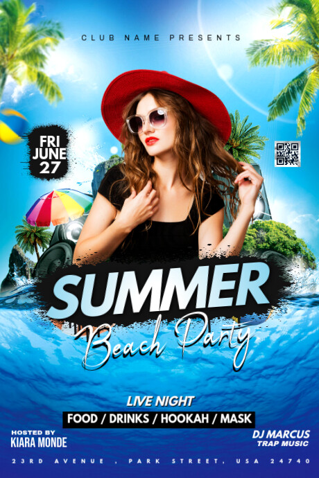 SUMMER BEACH PARTY Tumblr 图片 template