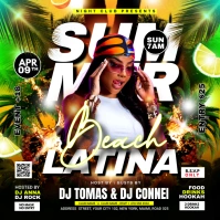 SUMMER BEACH PARTY Iphosti le-Instagram template