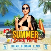 Summer Beach Party Instagram Video template