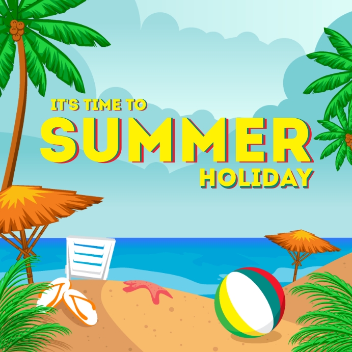 Summer Break Template | PosterMyWall