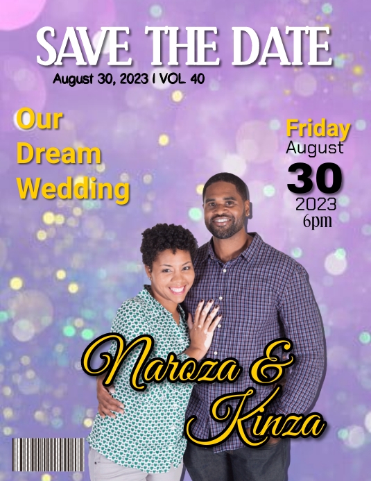 Summer Breeze Save the Date (2) Flyer (US Letter) template