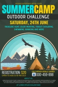 Summer Camp 2023 Affiche template