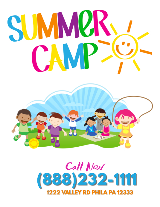 SUMMER CAMP 3 Template PosterMyWall