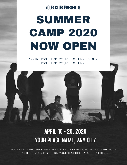 Summer Camp ad Flyer Template | PosterMyWall