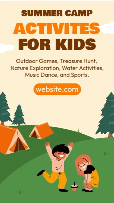 Effective Example Ad Camp Summer Camp Ads Template | PosterMyWall