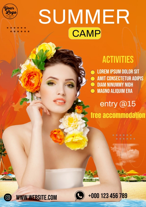 Summer Camp Ads Template | PosterMyWall