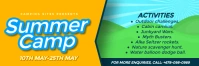 VIBRANT AND UP TO DATE SUMMER CAMP BANNER Ibhana 2' × 6' template