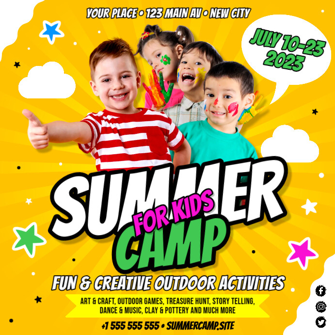 Summer Camp Banner