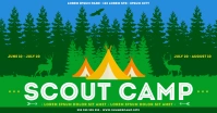 SUMMER CAMP BANNER Imagem partilhada do Facebook template