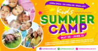 SUMMER CAMP BANNER Facebook Shared Image template