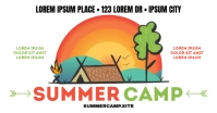 SUMMER CAMP BANNER Imagen Compartida en Facebook template